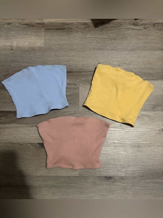 Garage Tops - 3 Garage Ribbed Tube Tops